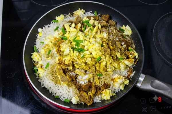 Egg Fried Rice in Hindi
