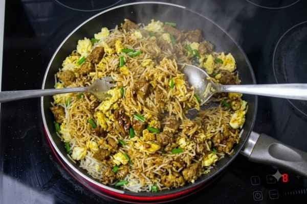 Egg Fried Rice in Hindi