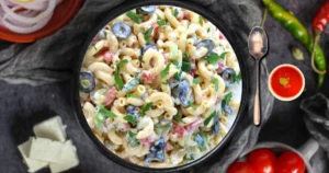 Macaroni Salad Recipe - मैकरोनी सलाद | Very Quick & Delicious!