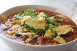 Taco Soup-टैको सूप रेसिपी | Quick & delicious Taco Soup Recipe!