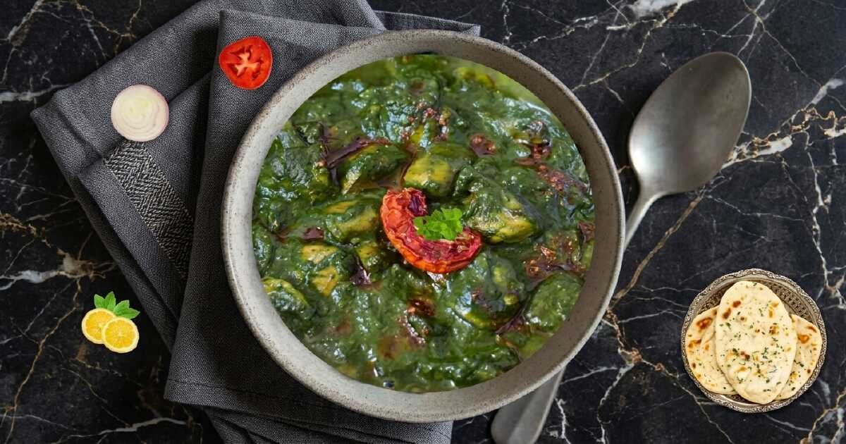 Palak Mushroom Recipe