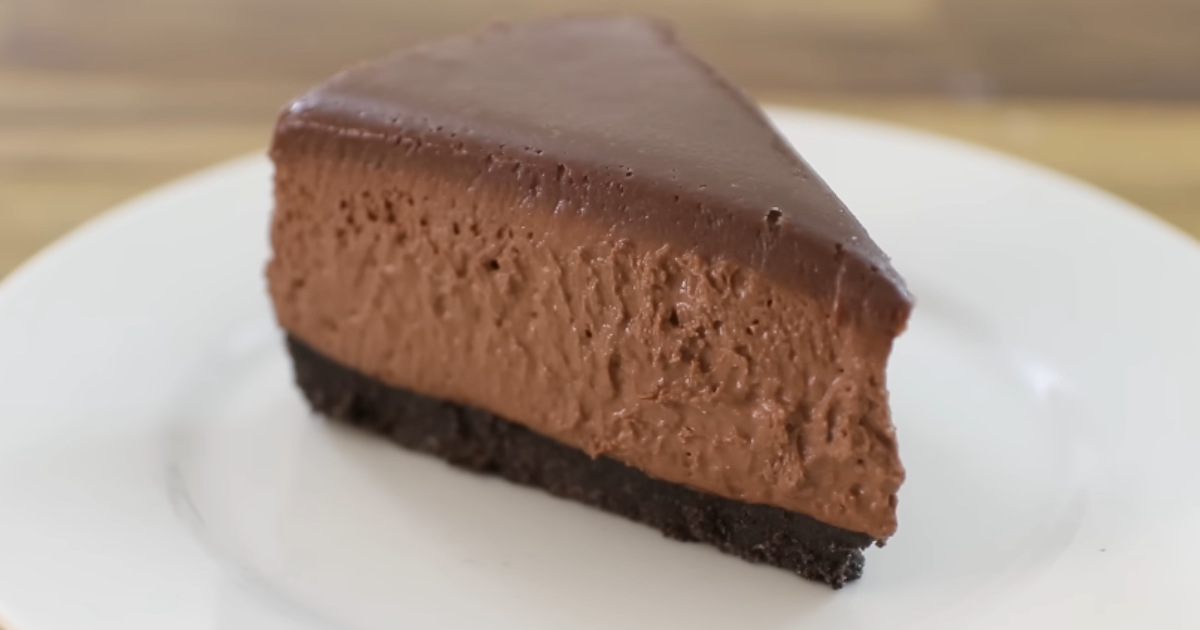 No Bake Chocolate Cheesecake