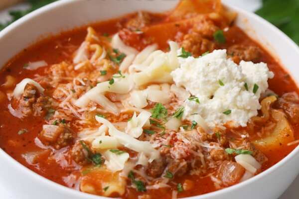 Lasagna Soup Recipe