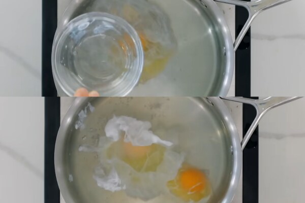 Poached Eggs Recipe in Hindi