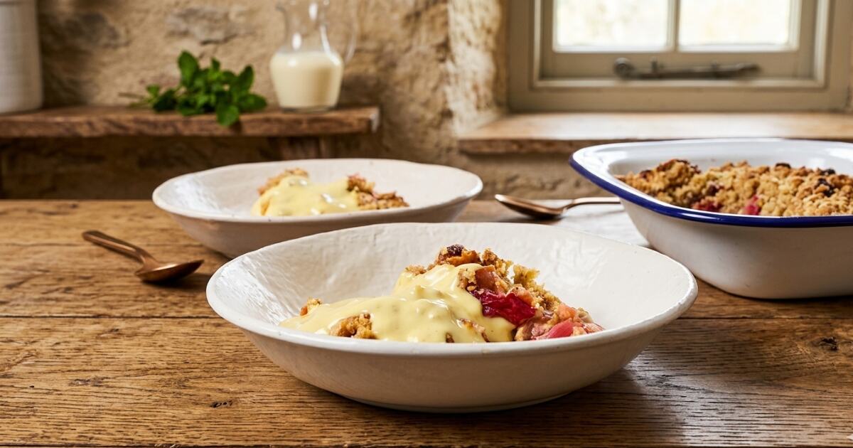 Rhubarb Crumble Recipe