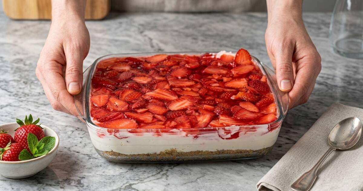 Strawberry Pretzel Salad Recipe