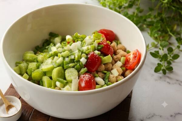 Soya Chunks Yogurt Salad
