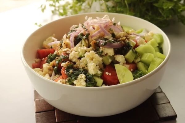Watermelon Paneer Salad