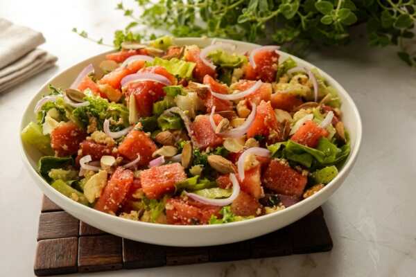 Watermelon Paneer Salad